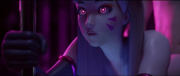 3D守望先锋D.Va遭后入爆操 性感机甲女神被狂插高潮！